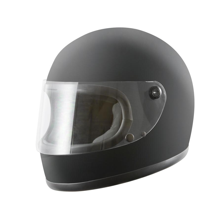 フルフェイスヘルメット バイクヘルメット マットブラック 黒