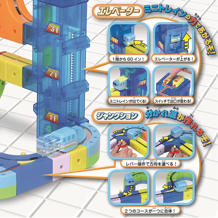 2025年新商品 レールキューブ クリアメカ エレベーターセット パズル