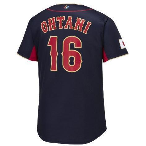 大谷翔平 刺繍 2023WBC選手名入りレプリカユニフォーム （ビジター）S