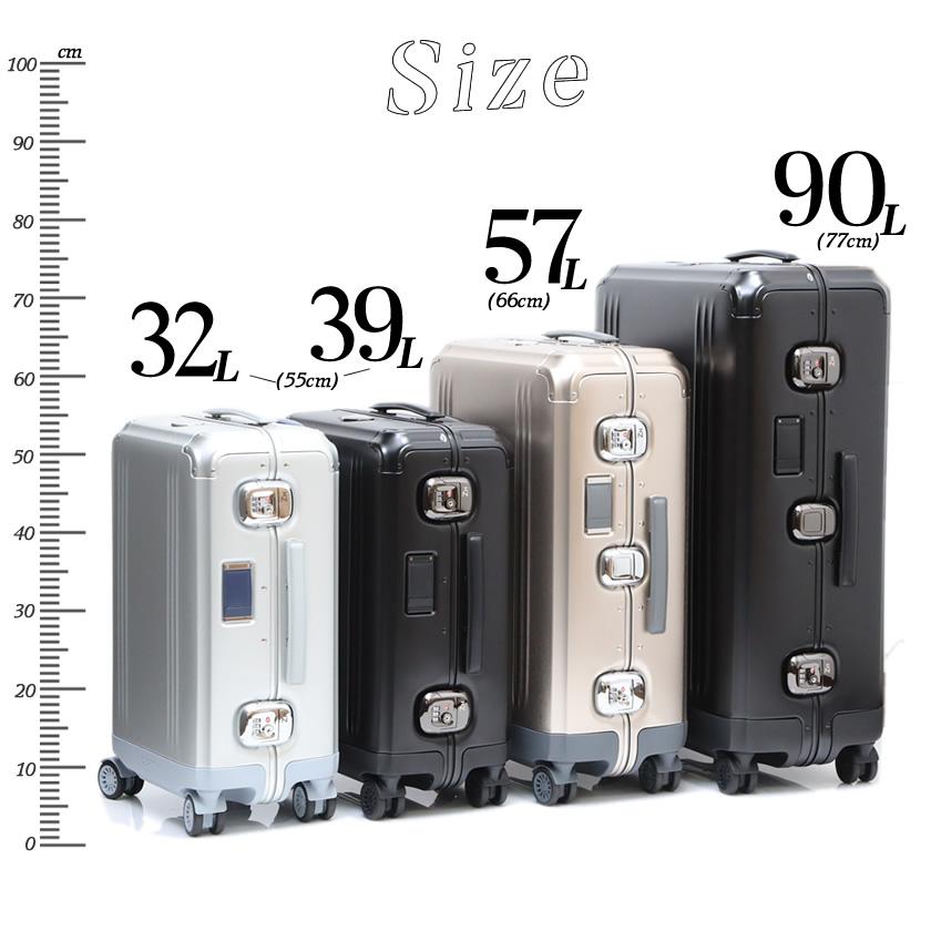 ZERO HALLIBURTON（ゼロハリバートン） アルミニウム キャリーオン 4輪