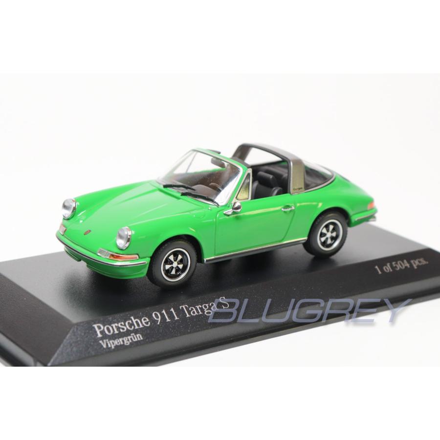 ミニチャンプス 1/43 ポルシェ 911 タルガ 1972 グリーン MINICHAMPS