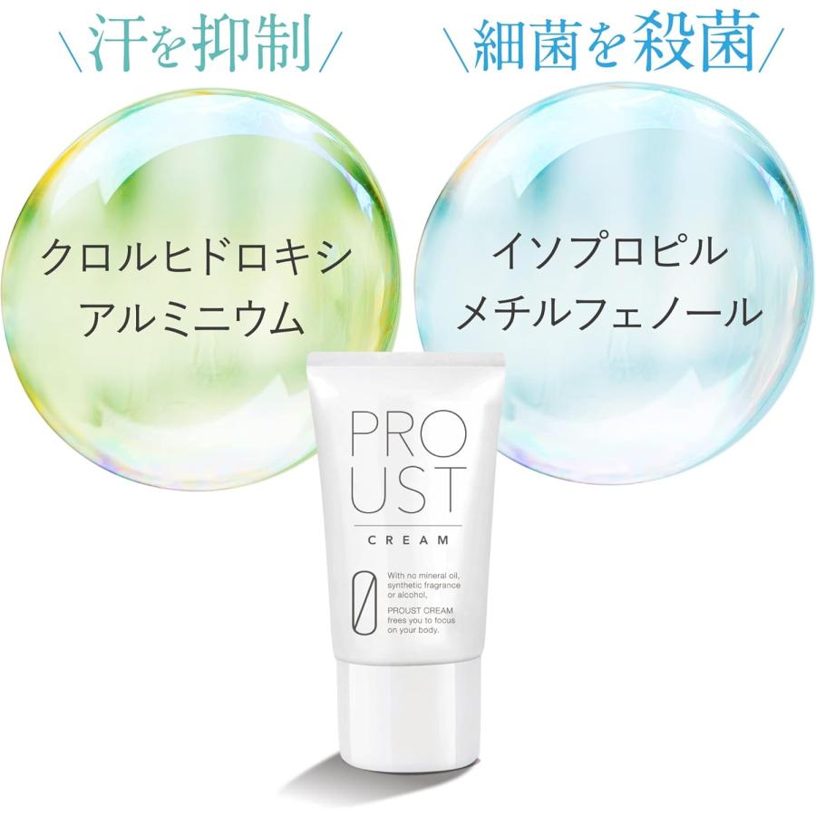プルーストクリーム 【 ワキガクリーム 無香 】 デオドラントクリーム