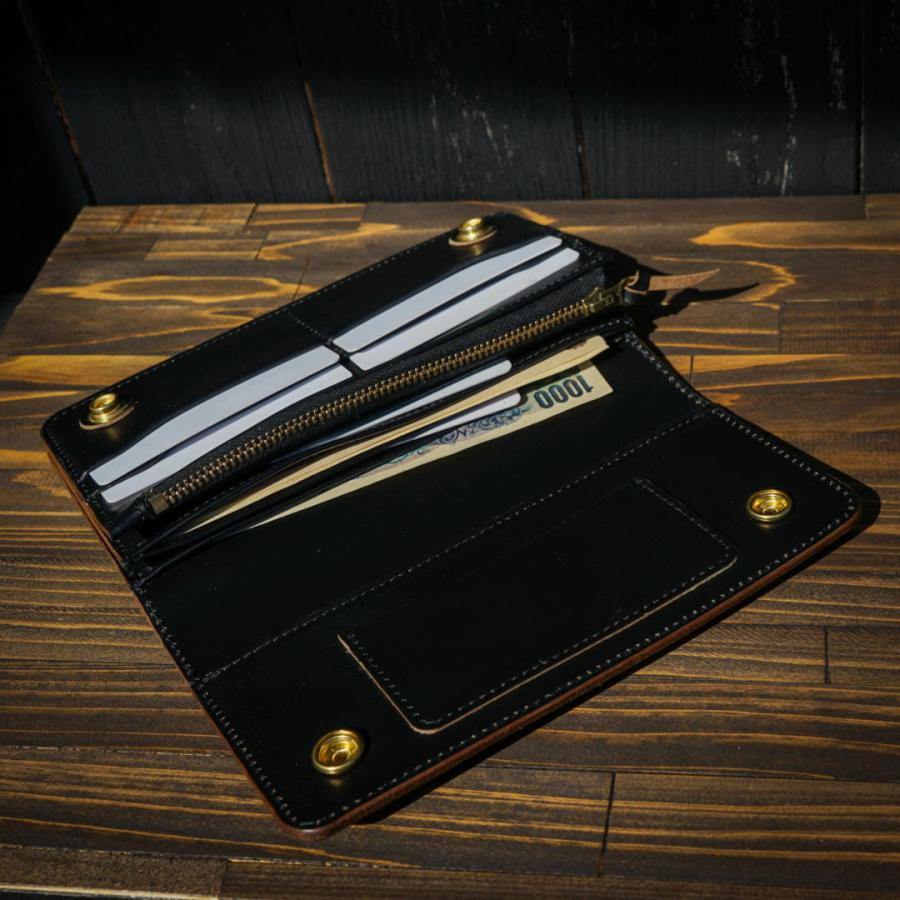 トラッカーウォレット『Type01』クロムエクセル/ブラック