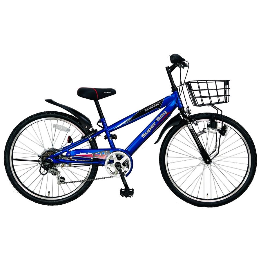 子供用自転車 24インチ ジュニアマウンテンバイク 6段変速 男の子