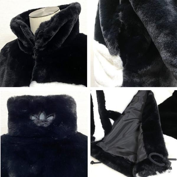 adidas Originals ファートラックジャケット （ブラック/オフホワイト