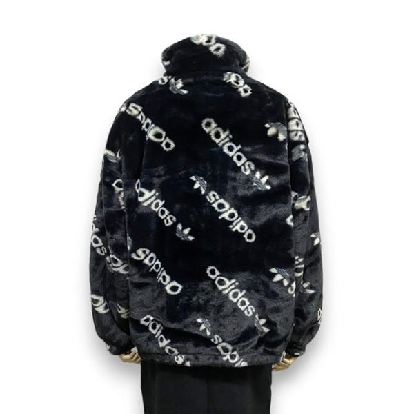 adidas Originals レディース トーナル総柄プリント ファージャケット