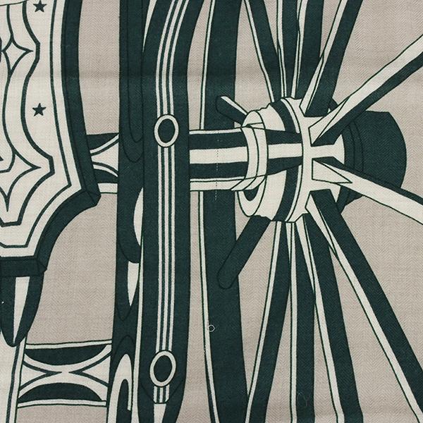 HERMES（エルメス） カレジェアン 140 ショール スカーフ 四輪馬車の