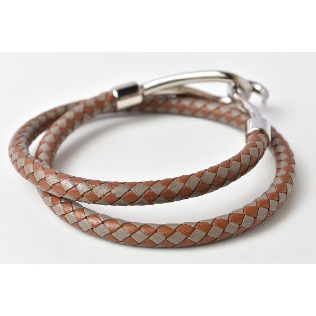 HERMES（エルメス） バングル/ブレスレット ジャンボブレス 編み込み