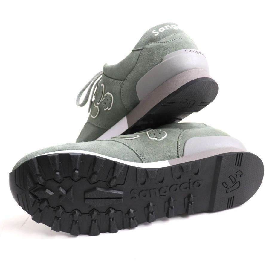 未使用品◇SANGACIO サンガッチョ STEEL BLUE にゅ〜ず スウェード