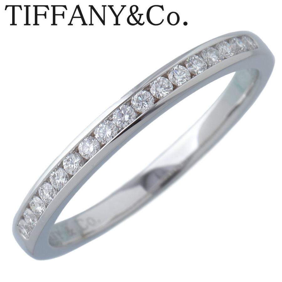 TIFFANY&Co.（ティファニー） チャネル ハーフエタニティ リング 15号