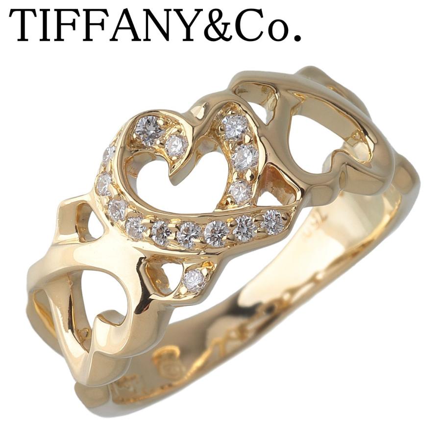 TIFFANY&Co.（ティファニー） ラビング トリプルハート ダイヤ リング