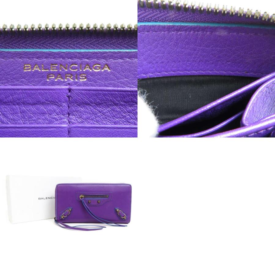 BALENCIAGA（バレンシアガ） ラウンドファスナー長財布 レザー