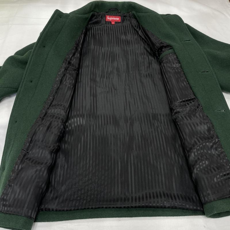 シュプリーム ドンキージャケット レザー ウール コート ブルゾン M