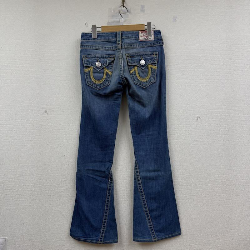 トゥルーレリジョン RAINBOW JOEY フレア デニム パンツ ダメージ加工