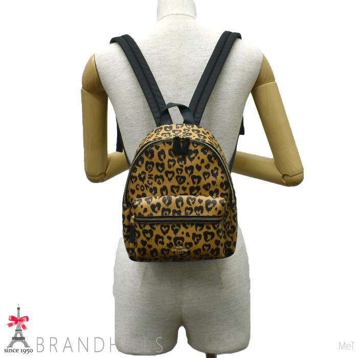 COACH（コーチ） ミニリュック レディース PVC レオパード ワイルド