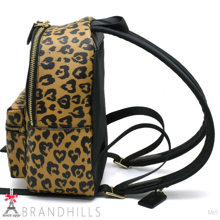 COACH（コーチ） ミニリュック レディース PVC レオパード ワイルド