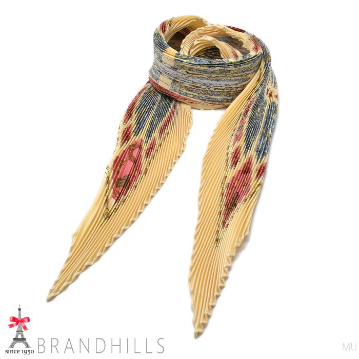 HERMES（エルメス） プリーツ スカーフ Le Songe de Poliphile シルク