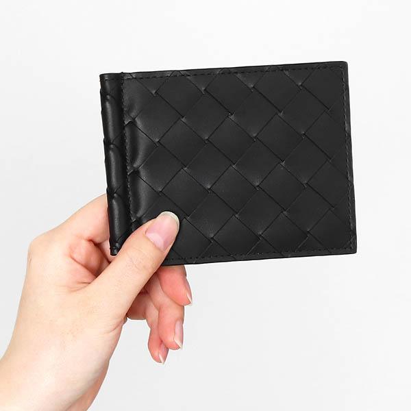 BOTTEGA VENETA（ボッテガ・ヴェネタ） 二つ折り財布 レザー イントレ