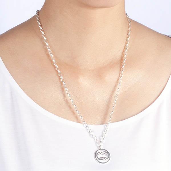 GUCCI（グッチ） ネックレス メンズ ドッピアG ペンダント シルバー