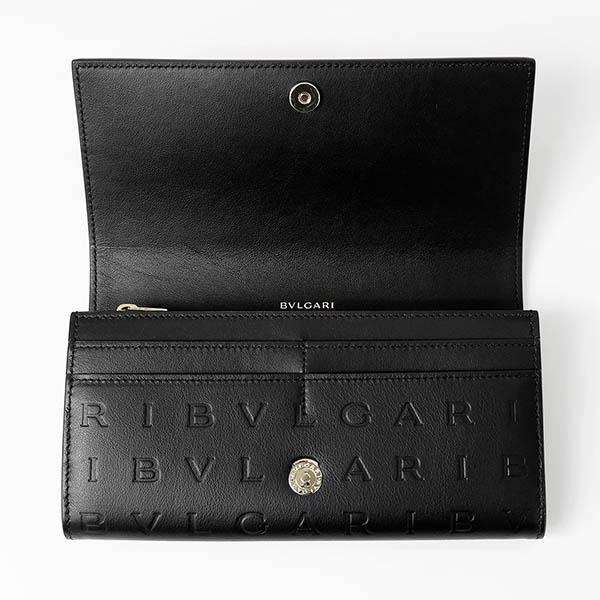 BVLGARI（ブルガリ） 長財布 ブルガリロゴ ブラック 291750 BLK