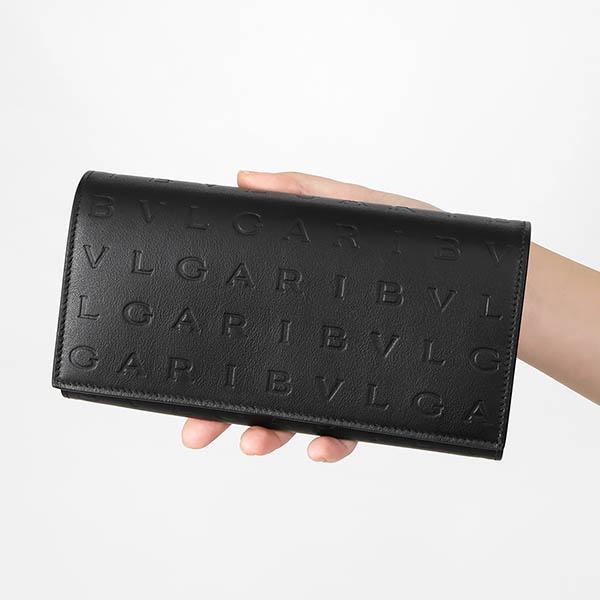BVLGARI（ブルガリ） 長財布 ブルガリロゴ ブラック 291750 BLK