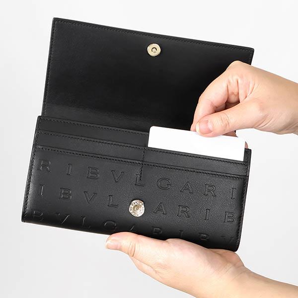 BVLGARI（ブルガリ） 長財布 ブルガリロゴ ブラック 291750 BLK