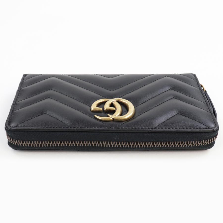 GUCCI（グッチ） 財布 長財布 ラウンドファスナー GGマーモント
