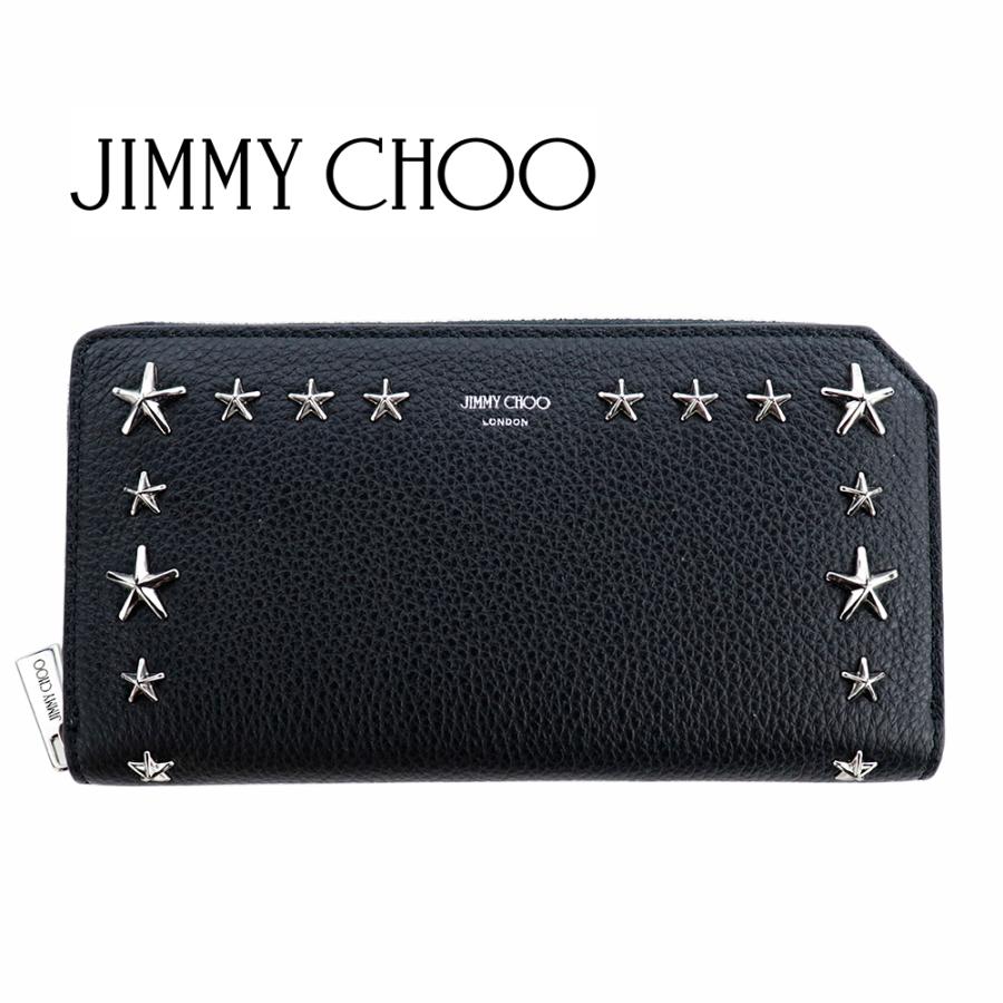 JIMMY CHOO（ジミーチュウ） 財布 長財布 CARNABY S UUF BLACK