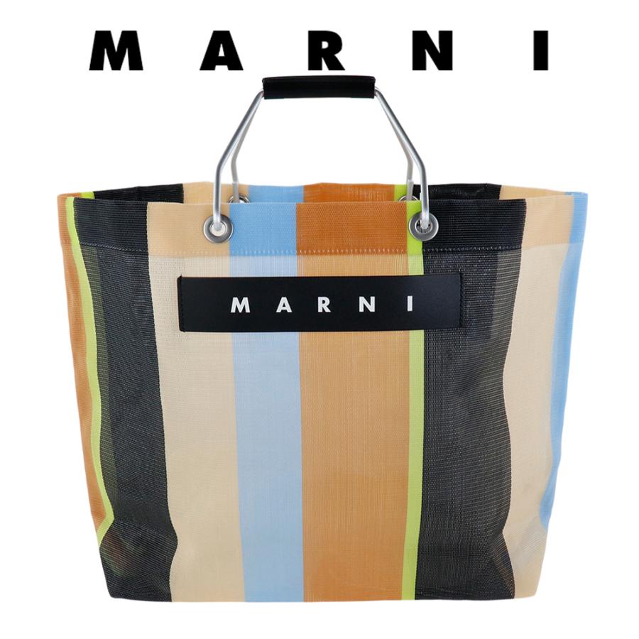 MARNI（マルニ） マルニフラワーカフェ トートバッグ ストライプ
