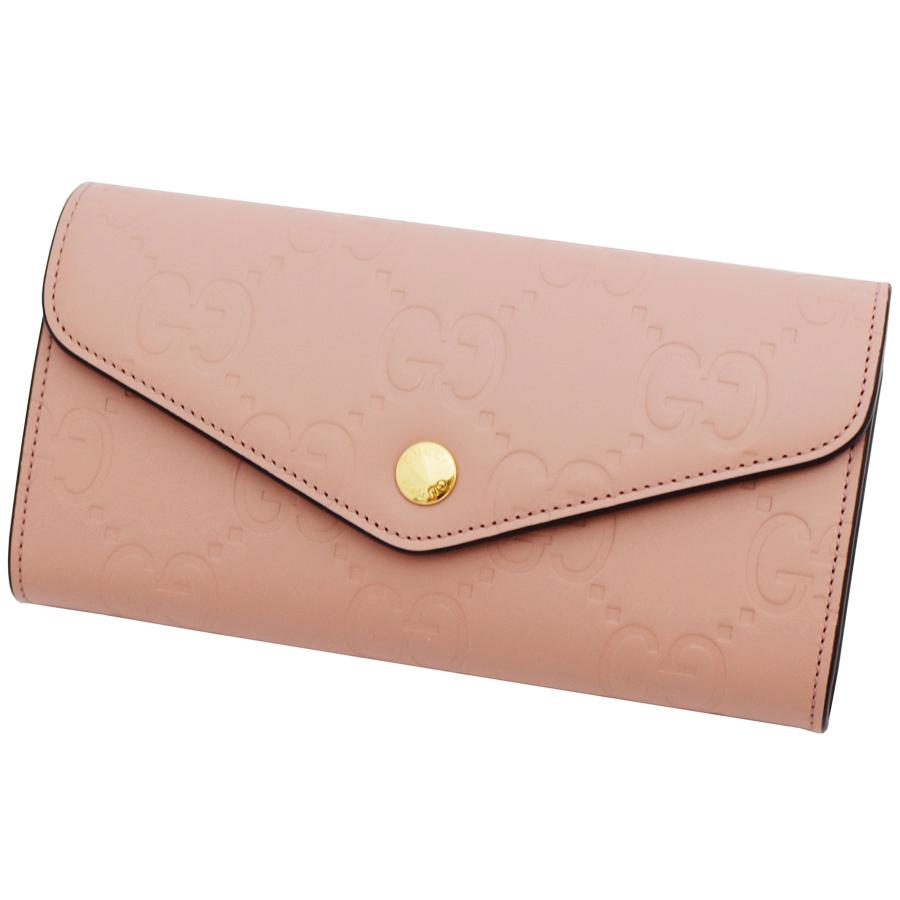 GUCCI（グッチ） グッチ財布 二つ折り長財布 レディース GGレザー
