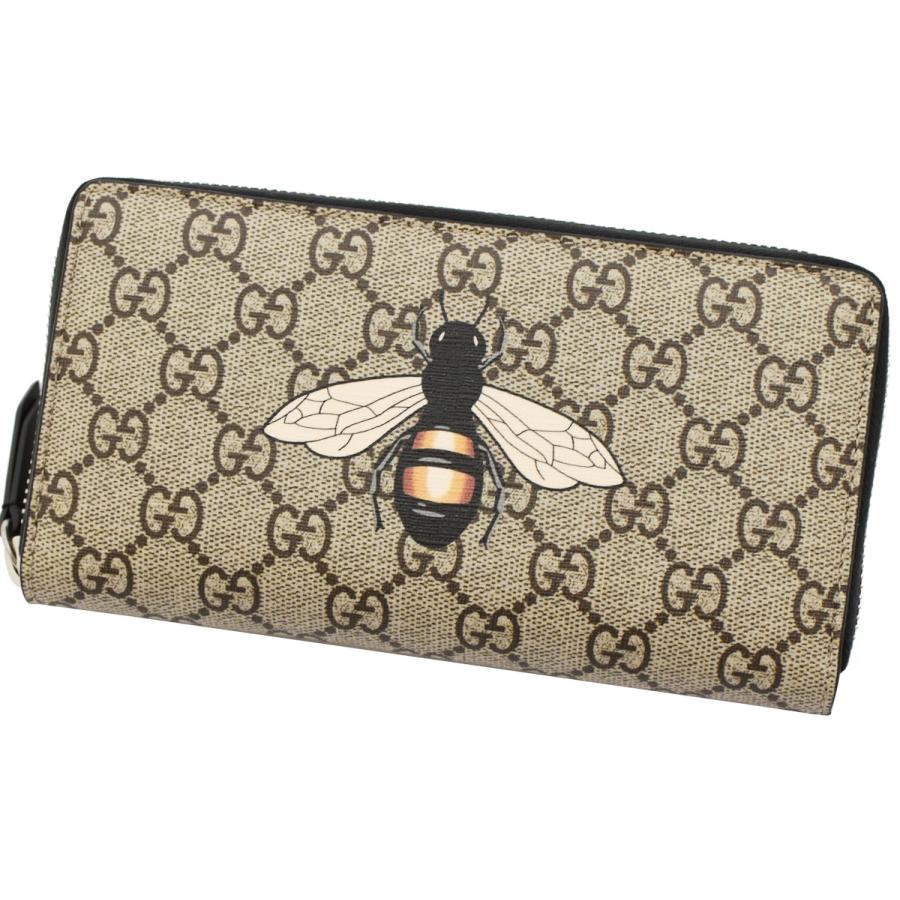 GGキャンバス グッチ 財布 GUCCI ラウンドファスナー長財布 メンズ