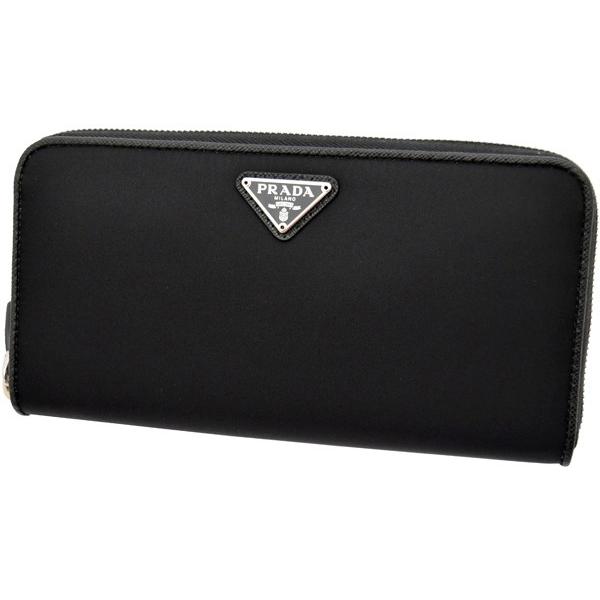 PRADA（プラダ） プラダ財布 ラウンドファスナー長財布 メンズ ユニ
