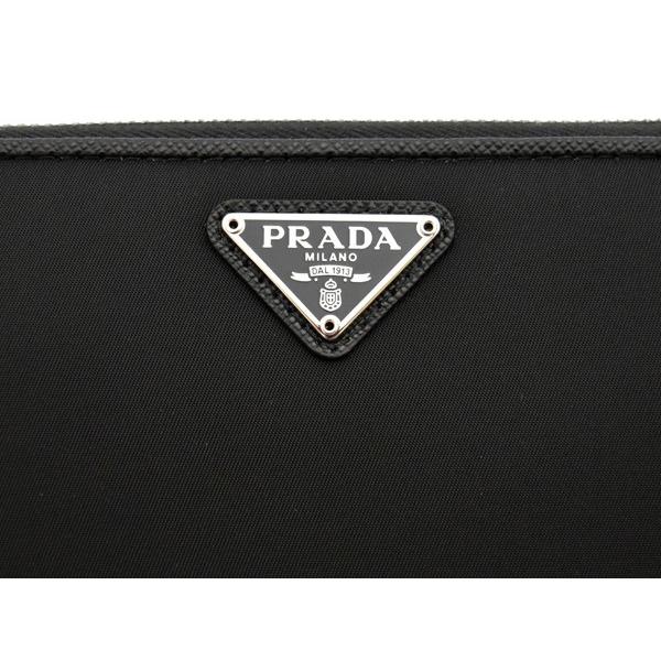 PRADA（プラダ） プラダ財布 ラウンドファスナー長財布 メンズ ユニ