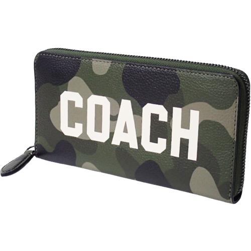 COACH（コーチ） 財布 長財布 メンズ アウトレット 本革 グリーン 緑