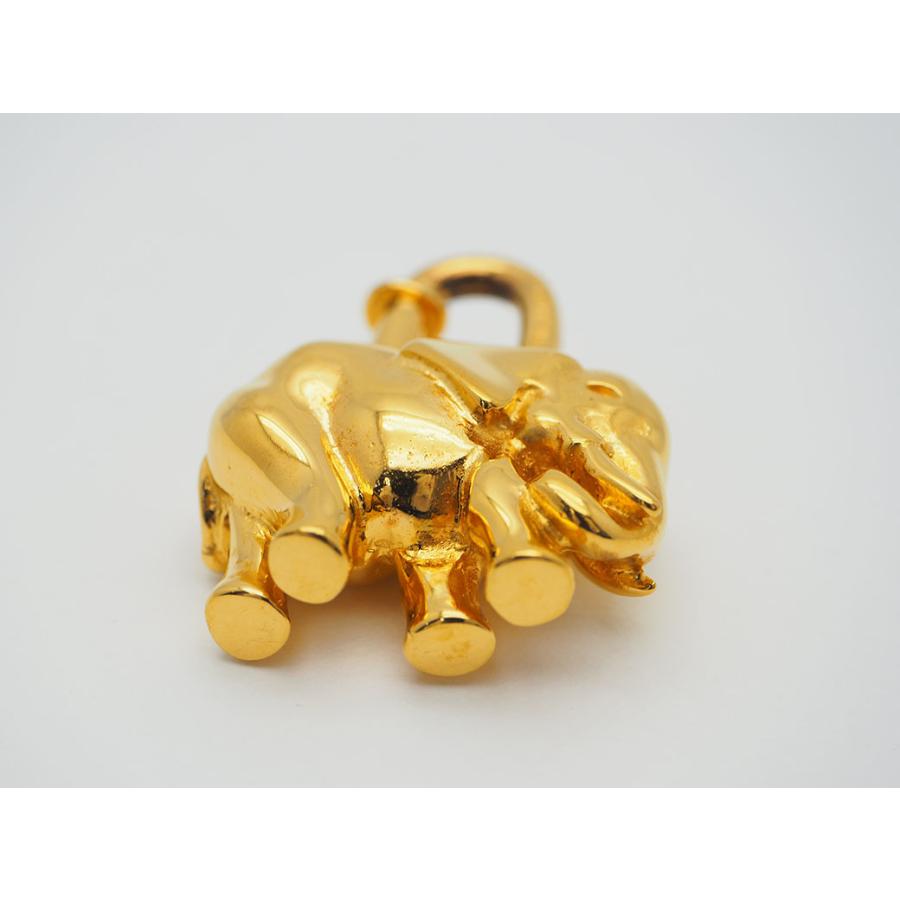 HERMES（エルメス） カデナ チヤーム ペンダントトップ ゴールド 象