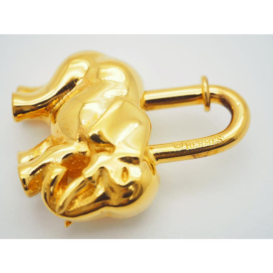 HERMES（エルメス） カデナ チヤーム ペンダントトップ ゴールド 象