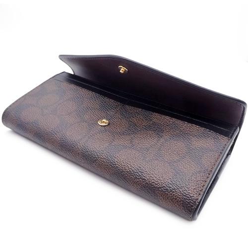 COACH（コーチ） 財布 長財布 新作 新品 シグネチャー レザー 二つ折り