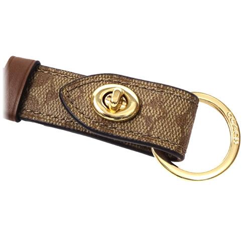 COACH（コーチ） キーホルダー キーリング シグネチャー トリガー