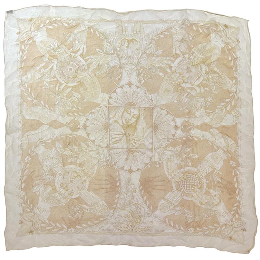 HERMES（エルメス） スカーフ カレ90 Les chants du henne ヘンナの歌