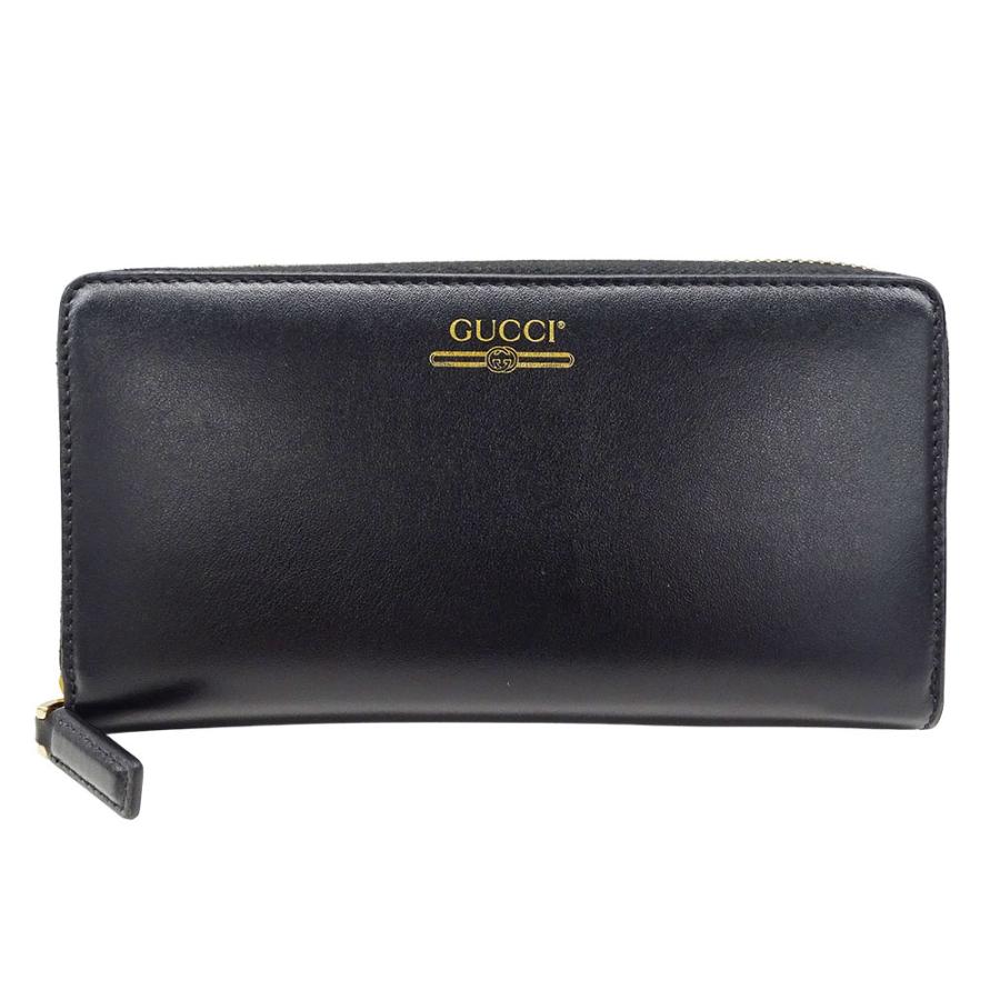 GUCCI（グッチ） 財布 メンズ ブランド 長財布 レザー ブラック 547591