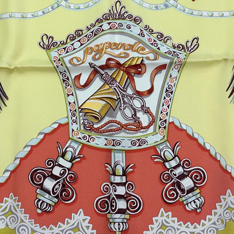 HERMES（エルメス） スカーフ カレ90 Paperoles パプロール 馬車と貴族