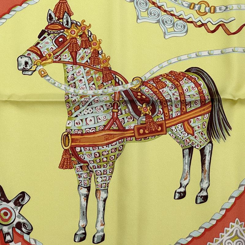 HERMES（エルメス） スカーフ カレ90 Paperoles パプロール 馬車と貴族