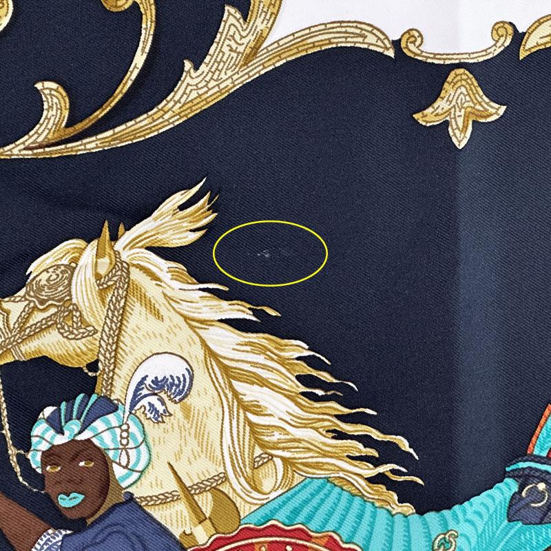 HERMES（エルメス） スカーフ カレ90 Cheval Turc トルコの馬