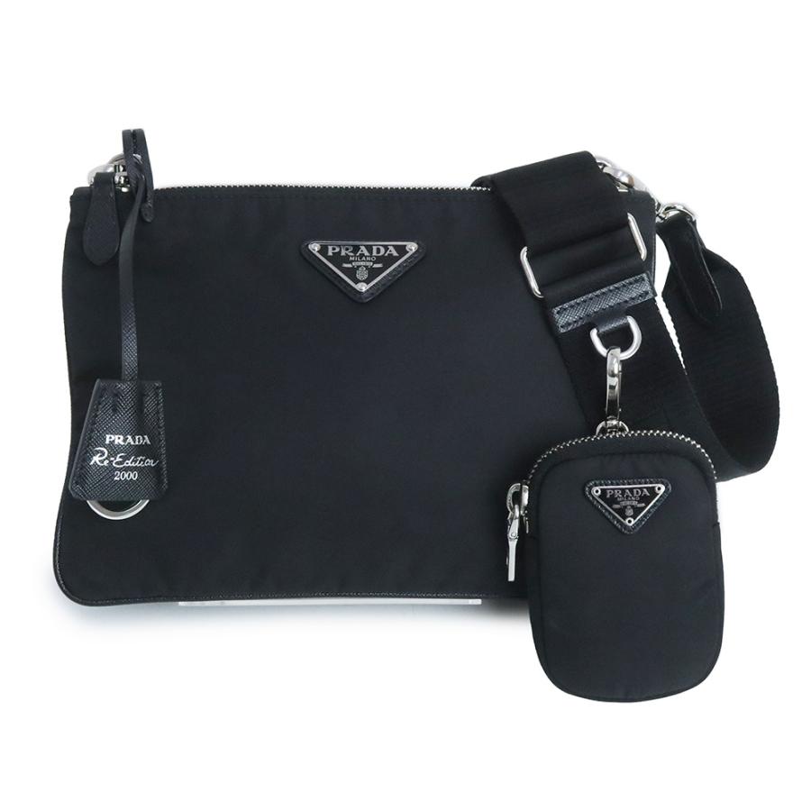 PRADA（プラダ） （中古）プラダ 三角ロゴプレート ショルダーバッグ