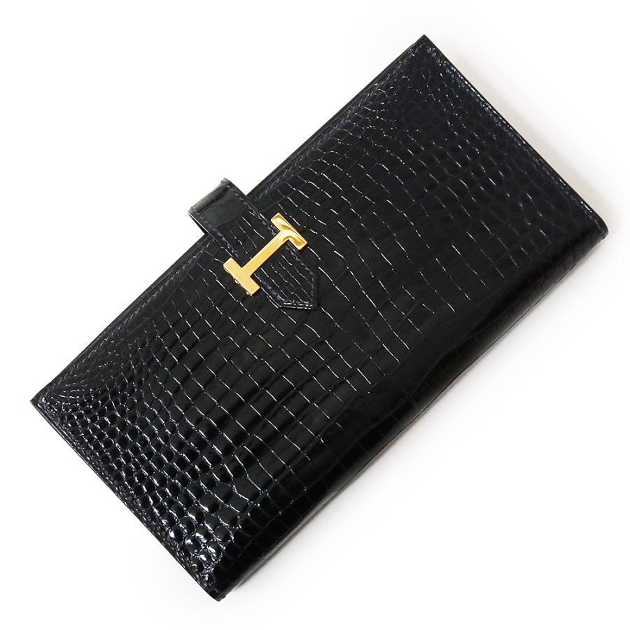 HERMES（エルメス） （中古）エルメス ベアン クラシック 二つ折り長