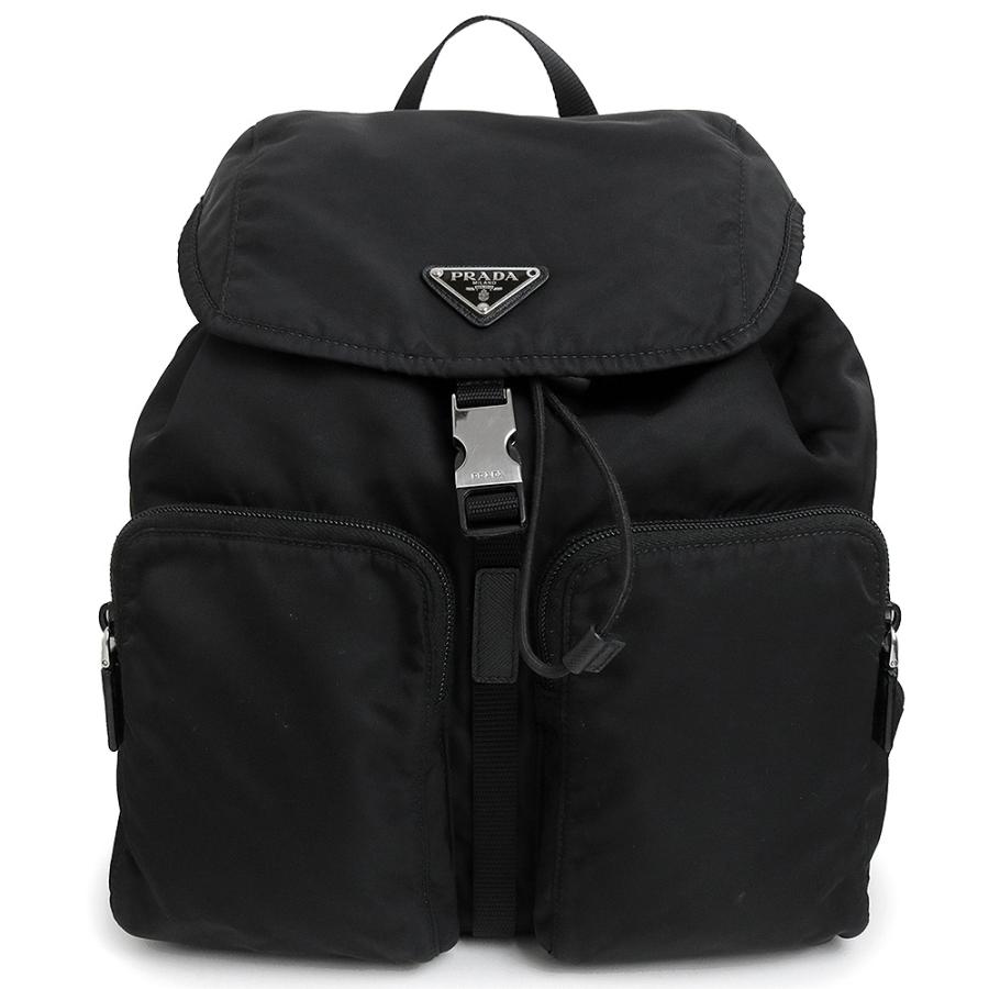 PRADA（プラダ） （中古）プラダ 三角ロゴプレート リュック