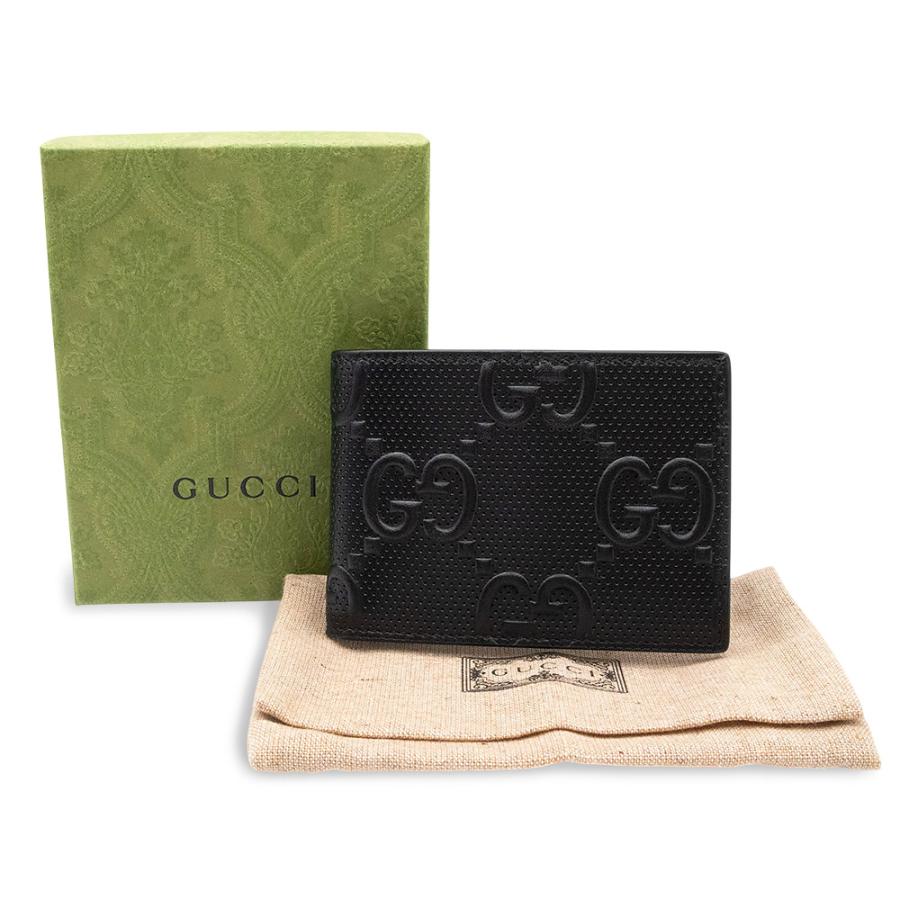 GUCCI（グッチ） （新品・未使用品）グッチ 二つ折り財布 札入れ GG