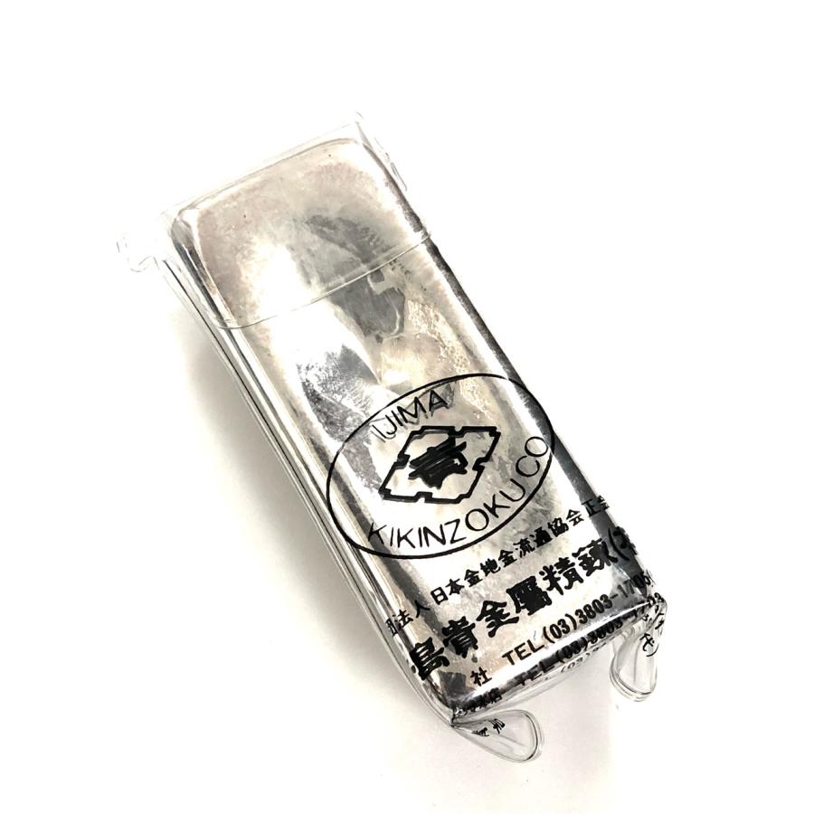即納 新品 井島貴金属精錬 純銀 インゴット 井島 桐箱付き ingot 1キロ
