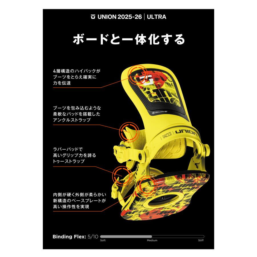 UNION BINDING 25-26 UNION/ユニオン ULTRA ウルトラ メンズ