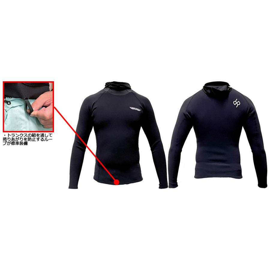2025 RASH 1mm HOODIE TOPPER / ラッシュ フード付きタッパ ウェット